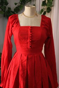 Retro Red Mini Dress