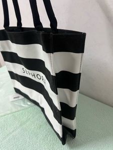 Sephora Tote Bag In Black &amp; White