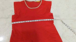 Red Sleeveless Top