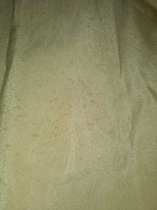 Preloved- Golden Saree With Embellished Border