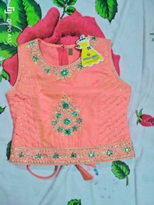 Striped Lehenga Choli Set