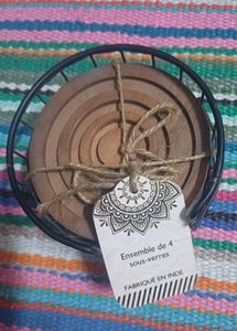 Wooden Tea Coaster