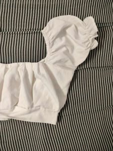 White Crop Top