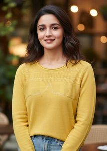 Yellow Knit Sweater