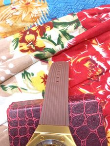 Gold &#34;Super Speed&#34; Watch