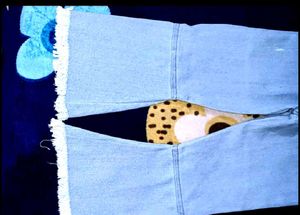 Baby Girls Butterfly Denim Jeans