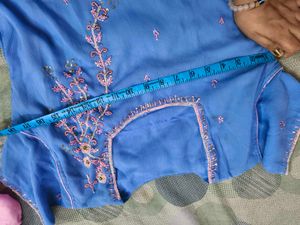 Beautiful Contrast Patiala Suit In S 36 Bust SIze