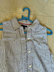 Striped Shirt Dress