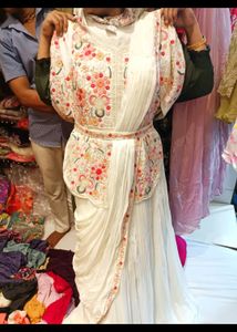 Designer Jacket Saree