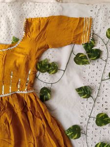 Elegant Mustard Ethnic Dress