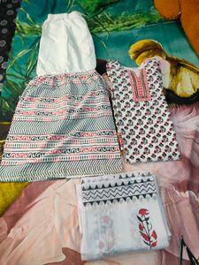 Elegant Kurta Sharara With Duppata