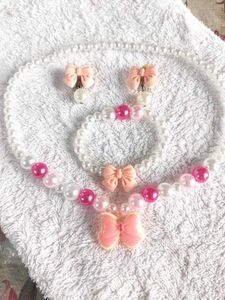 FIRSTCRY Cute bow Jewelry Set