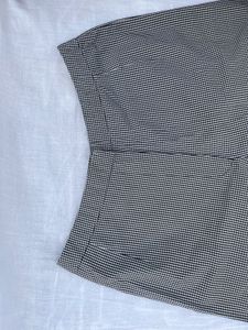 Gingham Cropped Wide Leg Pants