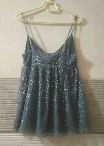 Y2k Babydoll Party Sequine Top