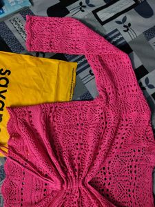 Savana Korean Style Printeresty Crochet Top 🎀