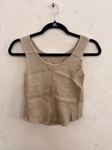 Striped Crop and beige tops