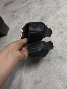 Classic Black Bellies With 1-2inch Heels