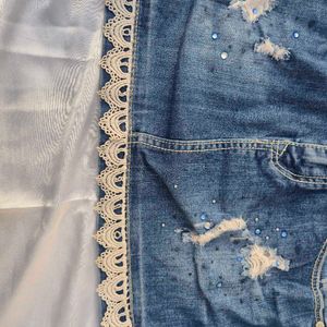 Mini Denim Skirt /Cute /Pinteresty/Aesthetic