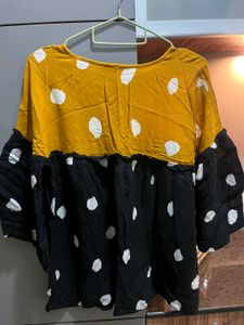 Polka Dots Empire Top