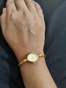 Titan Raga Golden Bangle Watch