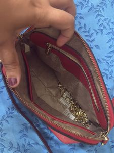 Mk Red Sling Bag