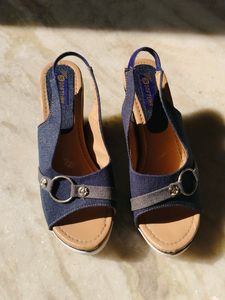 Stylish Blue Wedges