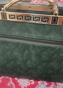 Elegant Green Handbag