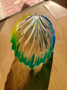 Mikasa Walther Glass Frosted Germany Display Bowl