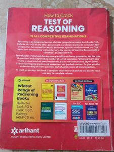 Arihant How to Crack Test Of Reasoning