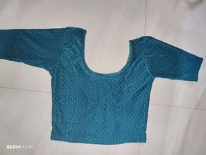 Teal Blue Blouse