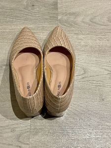 Elegant Nude Block Heels