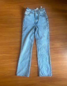 zara Light Blue Denim Jeans In EUR 32