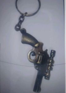 Revolver Gun Keychain
