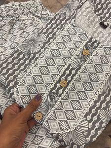 Elegant Printed Kurta Set