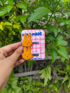 Handmade Clay Hair Clips