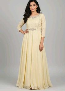 Embellished Ethnic Full Gown