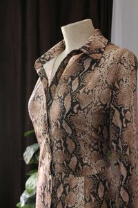 Urbanic Snakeskin Print Jumpsuit
