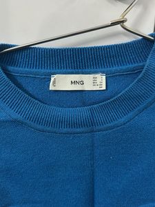 Blue Knit Bodycon Dress