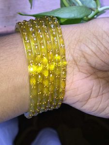 Yellow Bangle Set