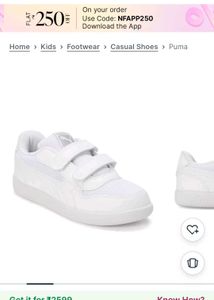 Puma White Sneakers Kids