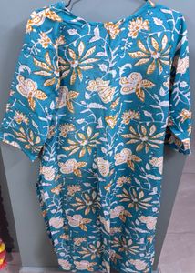 Floral Print Kurta