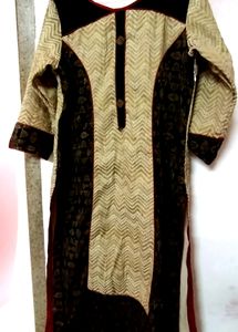 Pure Cotton Fabric Formal Kurti