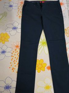 Navy Blue Casual Pants