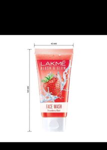 🍓 Lakme Blush &amp; Glow Strawberry Face Wash