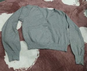 Gray Knit Cardigan💕