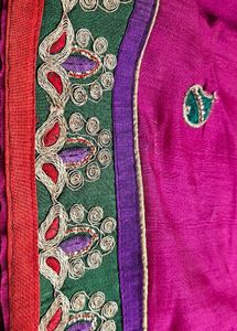 Elegant Pink Saree