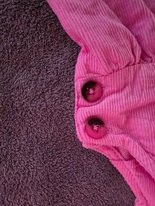Pink Dunagaree Girl Baby 1-2yr