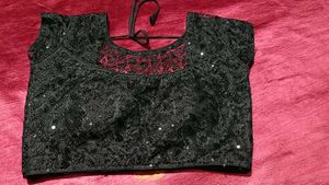 Black Embroidered Blouse