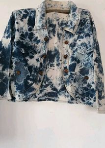 Tie-Dye Denim Jacket