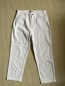 Zudio White Denim Jeans